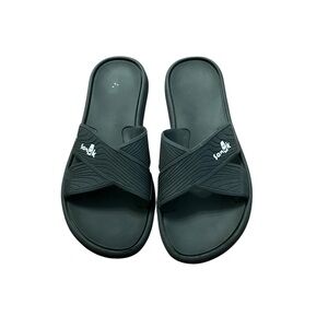 SANUK WOMENS SANDALS SIZE 9 BLACK